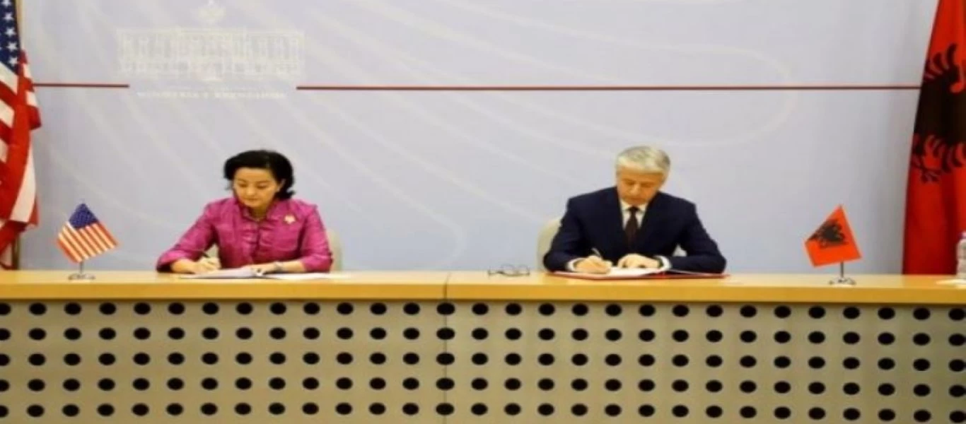 Μνημόνιο για την εθνική ασφάλεια υπέγραψαν την Παρασκευή Αλβανία και ΗΠΑ